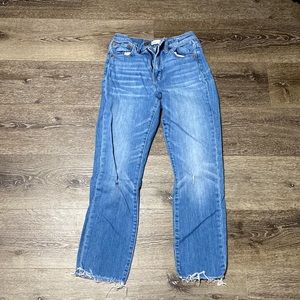 High rise slim crop boyjean madewell